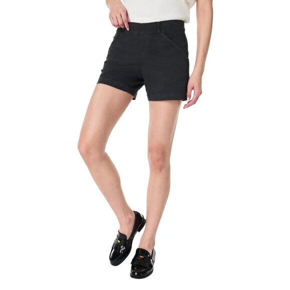 Spanx High Rise Twill Short - Washed Black - Womens size Large - Picture 1 of 10